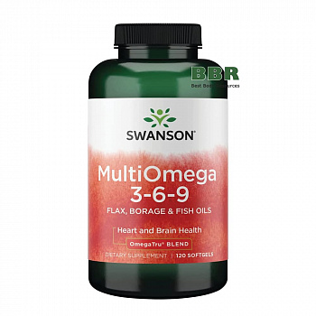 Multi Omega 3-6-9 120 Softgels, Swanson