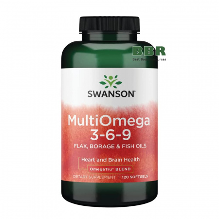 Multi Omega 3-6-9 120 Softgels, Swanson