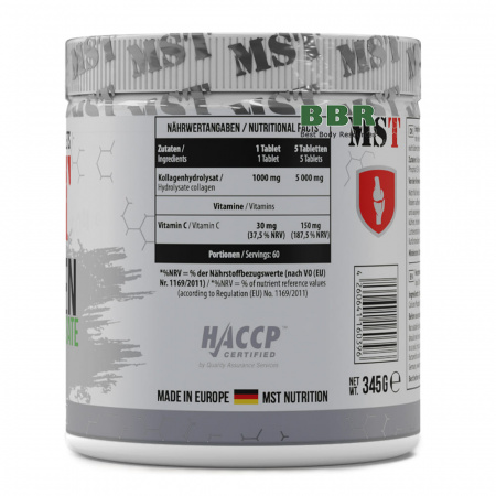 Collagen Hydrolysate 300 Tabs, MST