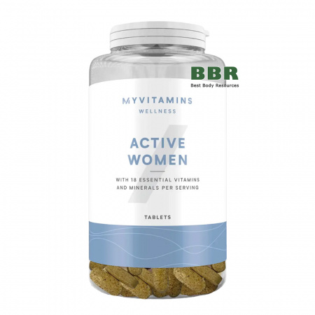 Multivitamin Active Women 120 Tabs, MyProtein Multivitamin Active Women 120 Tabs, MyProtein