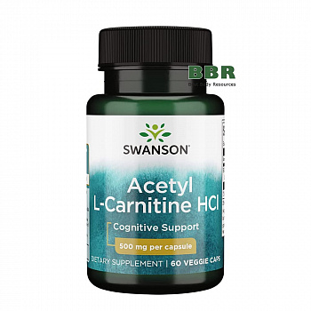Acetyl L-Carnitine HCL 60 Veg Caps, Swanson