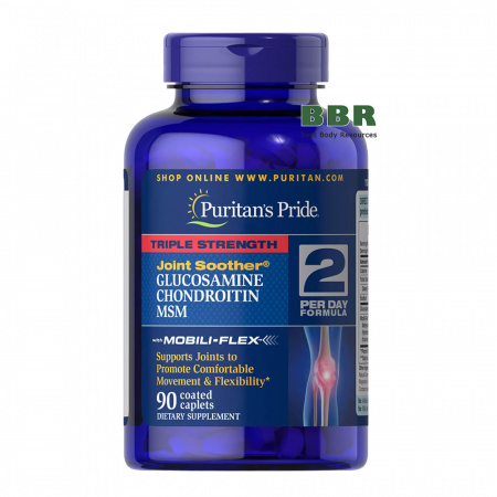 Glucosamine Chondroitin MSM Triple 90tab, Puritans Pride