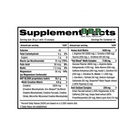 Hot Blood 3.0 300g, Scitec Nutrition Hot Blood 3.0 300g, Scitec Nutrition