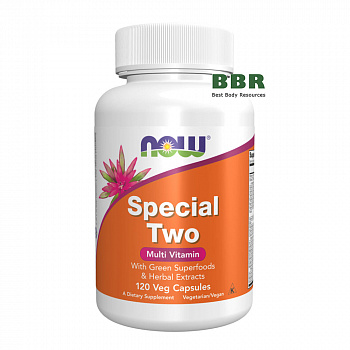 Special Two Multi Vitamin 120 Veg Caps, NOW Foods
