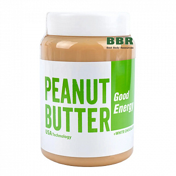 Peanut Butter with White Chocolate 400g, Good Energy