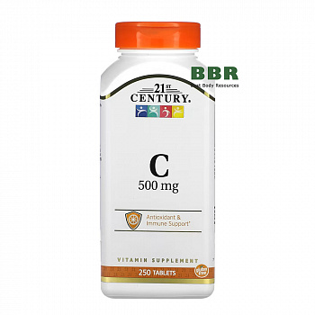 Vitamin C 500mg 250tab, 21st Century