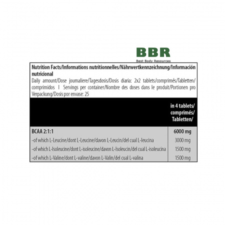 BCAA 6000 100 Tabs, BioTechUSA BCAA 6000 100 Tabs, BioTechUSA