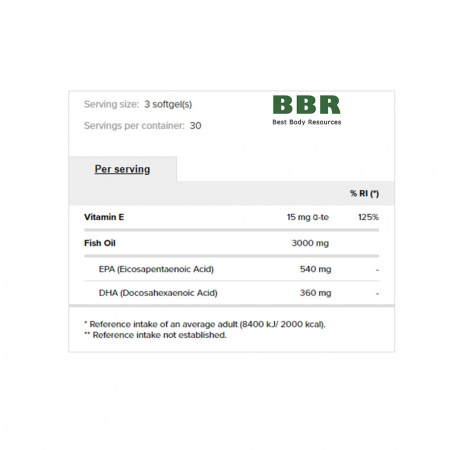 Omega 3 90 softgels, Prozis