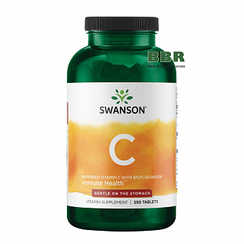 Buffered Vitamin C 1000mg with Bioflavonoids 250 Tabs, Swanson