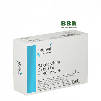 Magnesium Citrate + B6 P-5-P 60 Caps, OstroVit Pharma