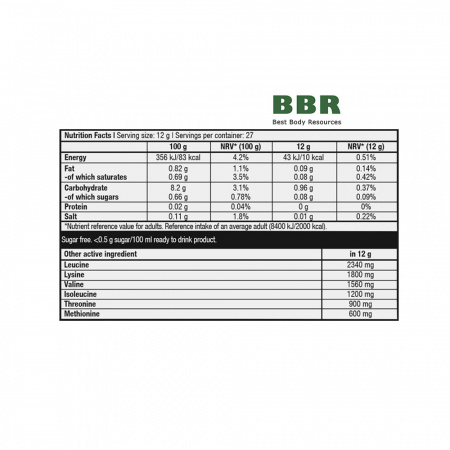 EAA Zero 350g, BioTechUSA