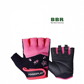 Перчатки для фитнеса 3492 Women Black/Pink, PowerPlay