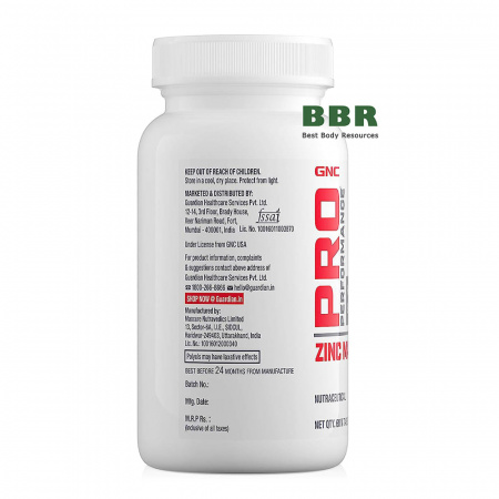 Pro ZMA Complex 60 Tabs, GNC Pro ZMA Complex 60 Tabs, GNC