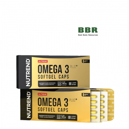 Omega 3 Plus Vitamin D 120 Softgels, NUTREND