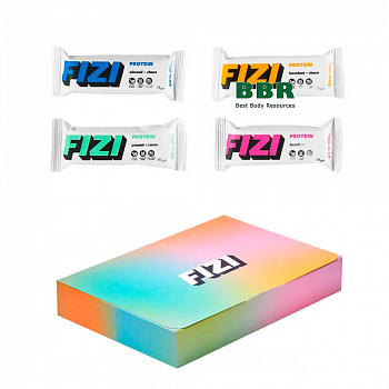 Набор Батончиков Mini Box Protein 180g, Fizi