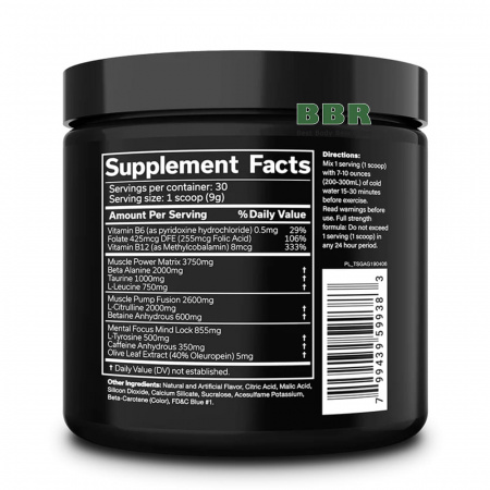 The Shadow Pre-Workout 30 Servings, JNX Sports