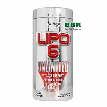 Lipo 6 Unlimited 120 Caps, Nutrex