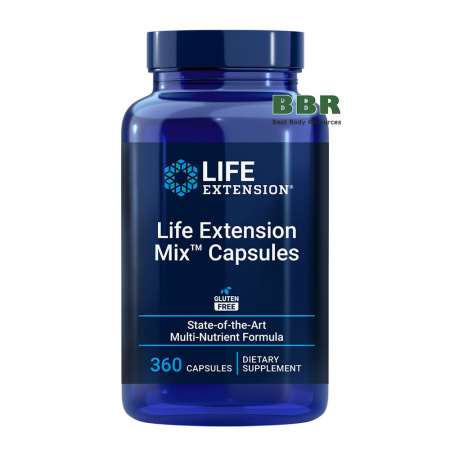 Mix Capsules without Copper 360 Caps, Life Extension