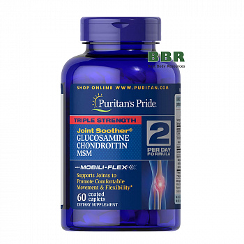 Glucosamine Chondroitin MSM Triple 60tab, Puritans Pride