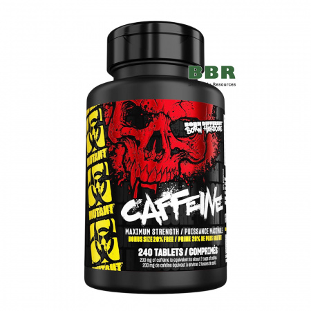 Mutant Caffeine 200mg 240 Tabs, PVL