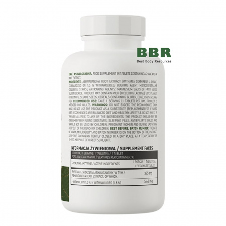 Ashwagandha 90 Tabs, OstroVit