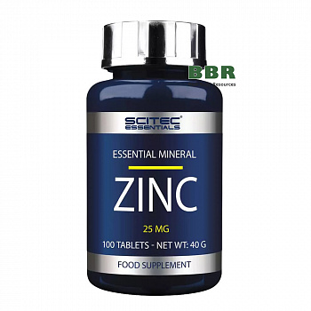 Zinc 25mg 100 tabl, Scitec Nutrition