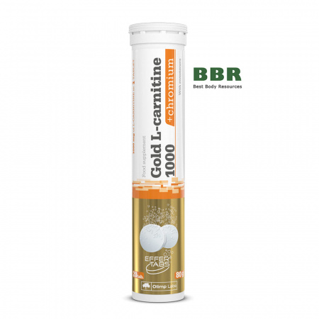 Gold L-Carnitine 1000 + Chrom 20 Tabs, Olimp