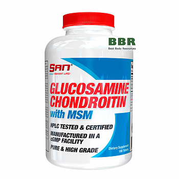 Glucosamine & Chondroitin MSM 180tab, SAN