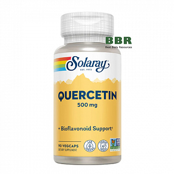 Quercetin 500mg 90 Veg Caps, Solaray