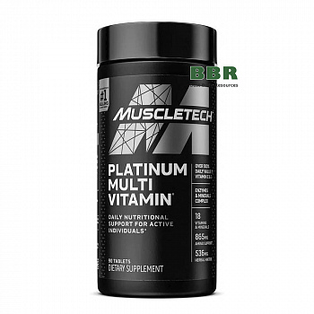 Platinum Multi Vitamin 90 Tabs, MuscleTech