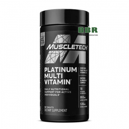Platinum Multi Vitamin 90 Tabs, MuscleTech