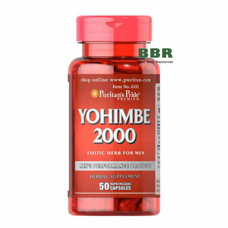 Yohimbe 2000 50 caps, Puritans Pride