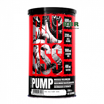 PUMP Pre-Workout 350g, BAD ASS