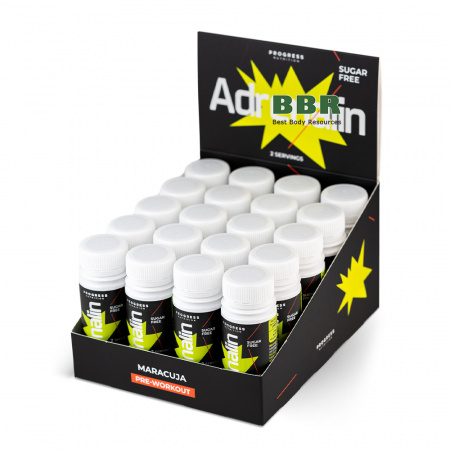 Adrenalin Pre-Workout Shot 60ml, Progress Nutrition