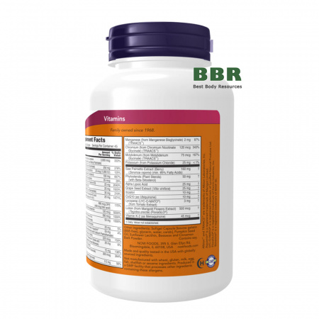 ADAM Superior Mens Multi 180 Softgels, NOW Foods