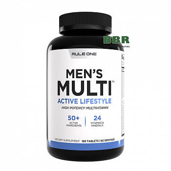 R1 Mens Train Daily Multivitamin 180 Tabs, Rule One