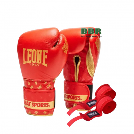 Перчатки Боксерские GN220 DNA Red, Leone