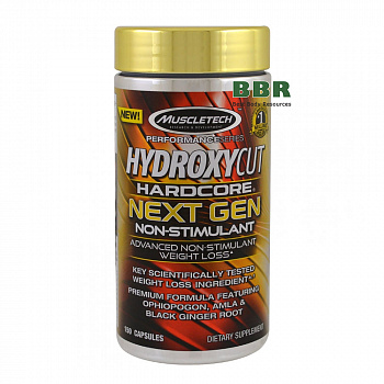 Hydroxycut Hardcore Next Gen 150 caps, MuscleTech