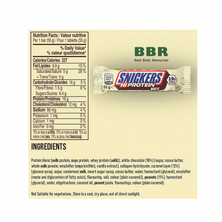 Snickers Hi Protein Bar 55g, Mars