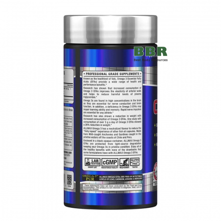 Omega 3 180 Softgels, AllMax