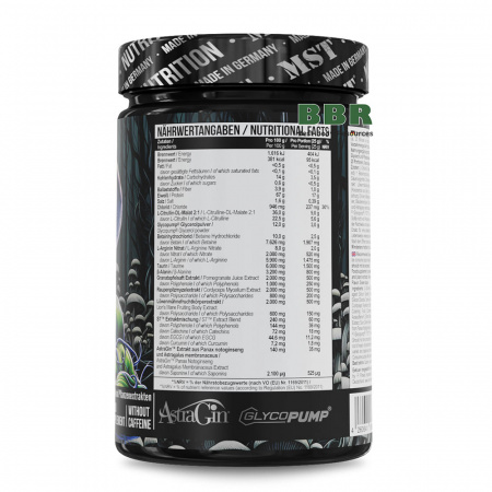 Neuro PUMP Pre-Workout 500g, MST 