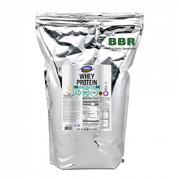 Whey Protein Powder 4,54kg, NOW Foods