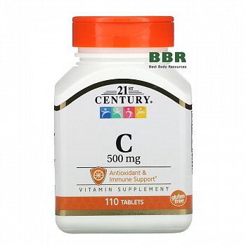 Vitamin C 500mg 110tab, 21st Century