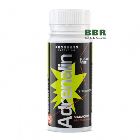 Adrenalin Pre-Workout Shot 60ml, Progress Nutrition