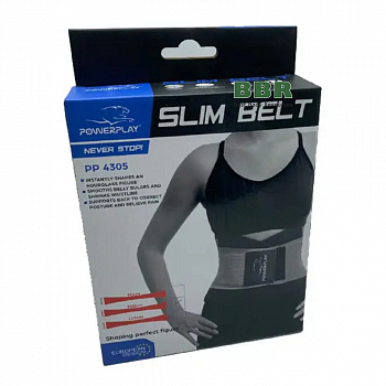 Пояс-корсет для поддержки спины 4305 Black/Grey, Power Play