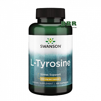 L-Tyrosine 500mg 100 Caps, Swanson