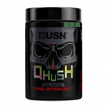 QHUSH Black Pre-Workout 220g, USN