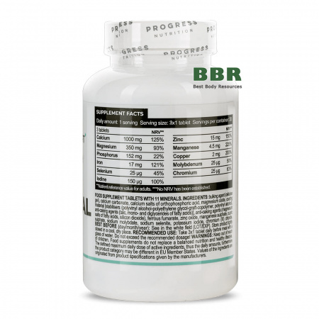 Mineral Complex 90 Tabs, Progress Nutrition