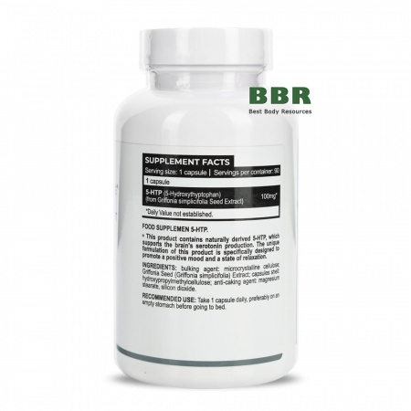 5-HTP 100mg 90 Caps, Progress Nutrition
