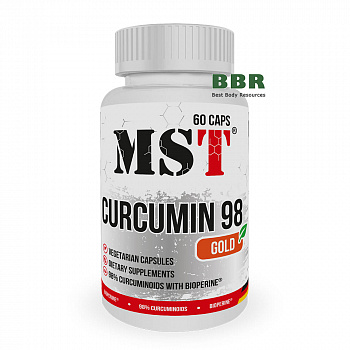 Curcumin 98 Gold 60 Caps, MST